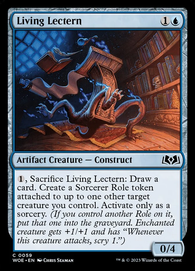 Living Lectern (Wilds of Eldraine) - Magic: The Gathering in TCG Land