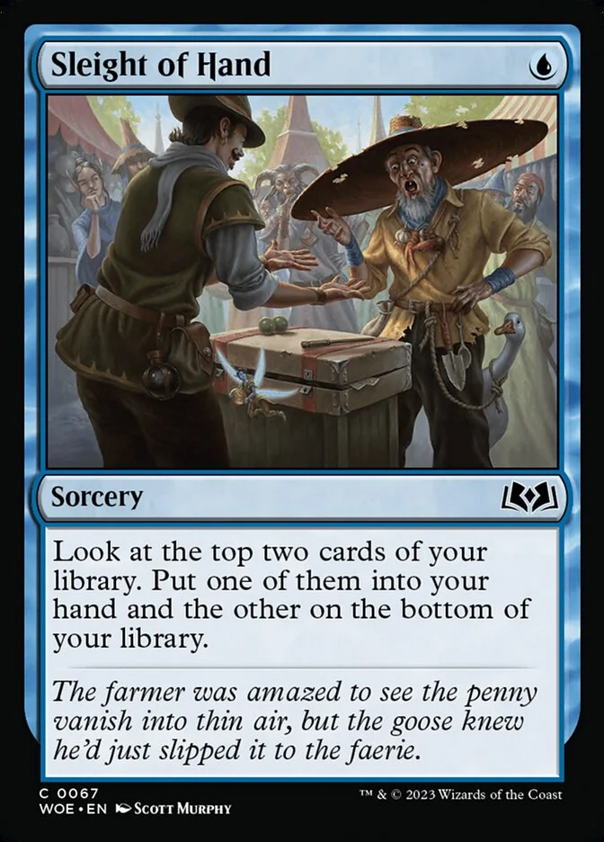 Sleight of Hand (Wilds of Eldraine) - Magic: The Gathering in TCG Land