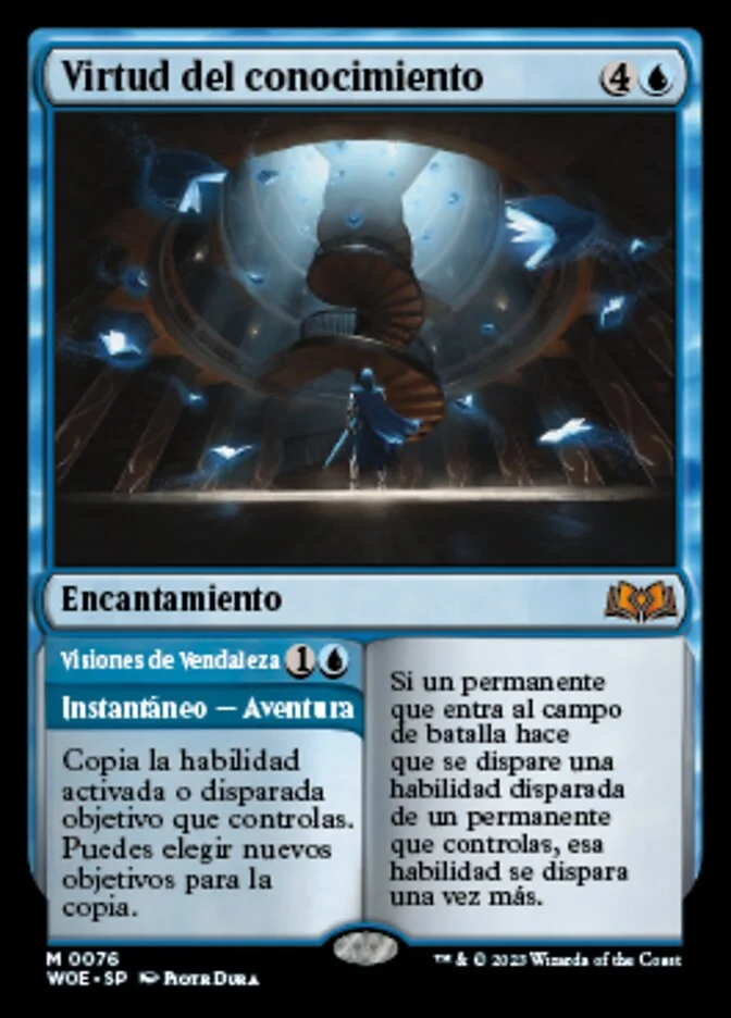Vertud del conocimiento (Wilds of Eldraine) - Magic: The Gathering in TCG Land México