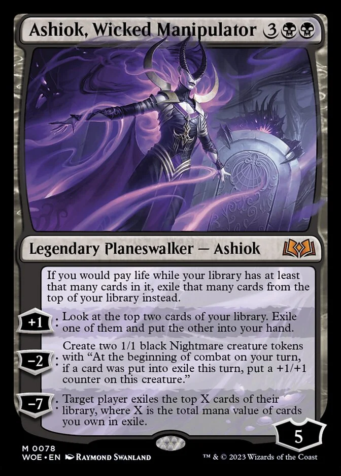 Ashiok, Wicked Manipulator (Wilds of Eldraine) - Magic: The Gathering in TCG Land