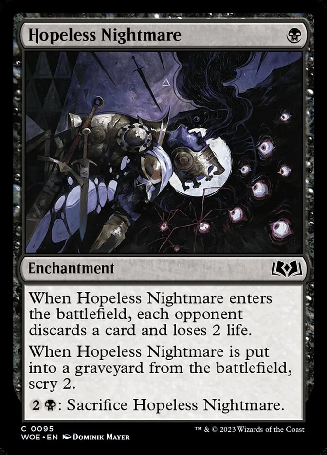 Hopeless Nightmare (Wilds of Eldraine) - Magic: The Gathering in TCG Land