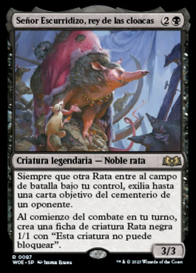 Señor Escurridizo, rey de las cloacas (Wilds of Eldraine) - Magic: The Gathering in TCG Land México