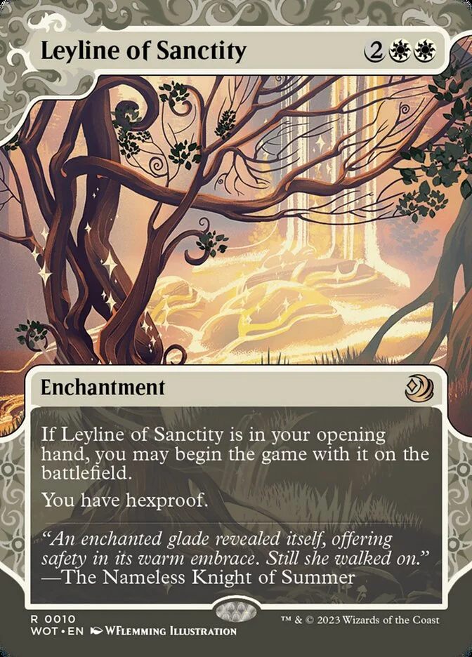 Leyline of Sanctity (Wilds of Eldraine: Enchanting Tales) - Magic: The Gathering in TCG Land