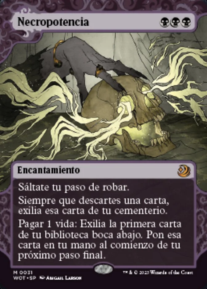 Necropotencia (Wilds of Eldraine: Enchanting Tales) - Magic: The Gathering in TCG Land