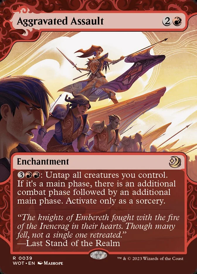 Aggravated Assault (Wilds of Eldraine: Enchanting Tales) - Magic: The Gathering in TCG Land