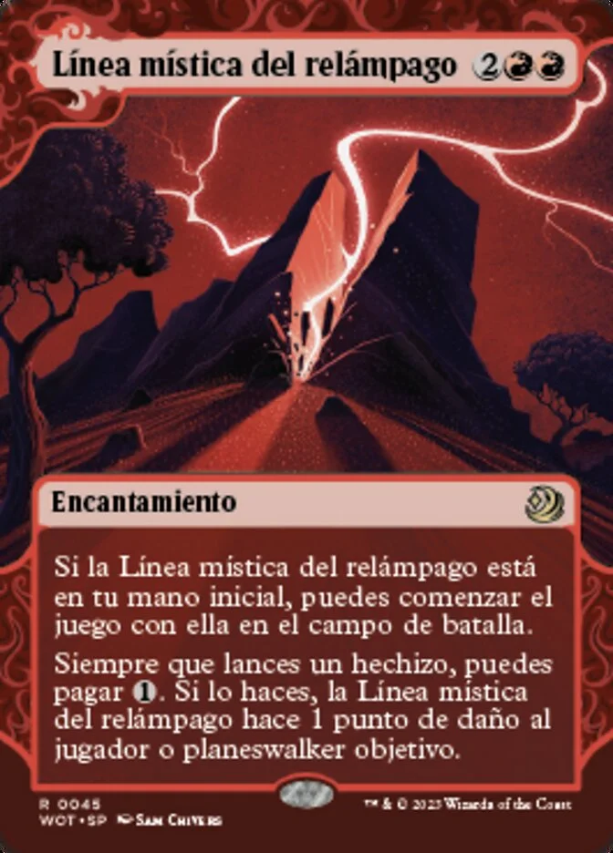 Línea mística del relámpago (Wilds of Eldraine: Enchanting Tales) - Magic: The Gathering in TCG Land