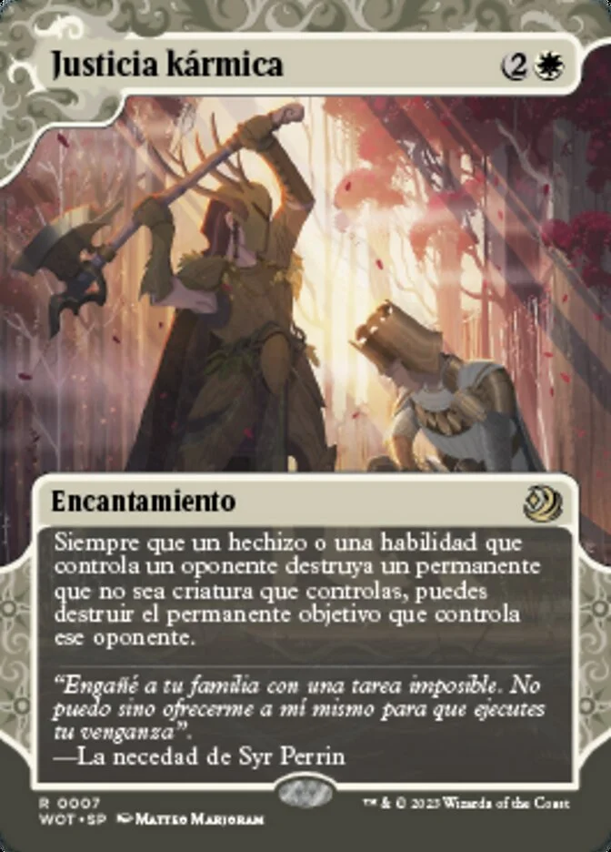 Justicia kármica (Wilds of Eldraine: Enchanting Tales) - Magic: The Gathering in TCG Land México