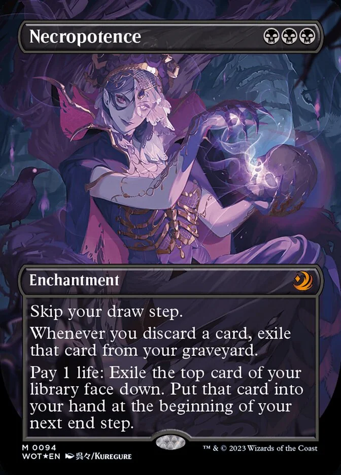 Necropotence (Wilds of Eldraine: Enchanting Tales) - Magic: The Gathering in TCG Land