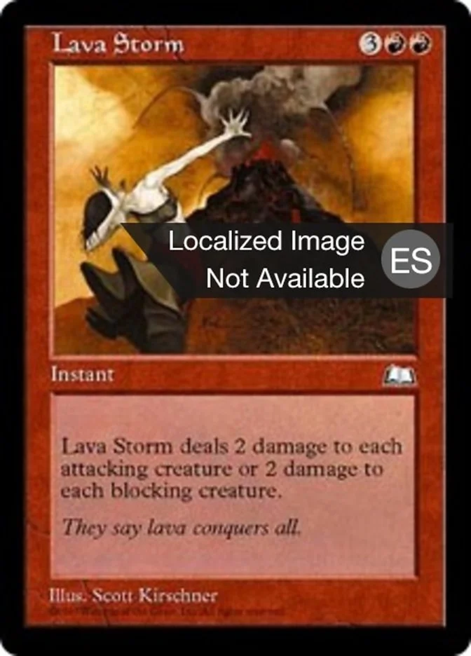 Tormenta de lava (Weatherlight) - Magic: The Gathering in TCG Land