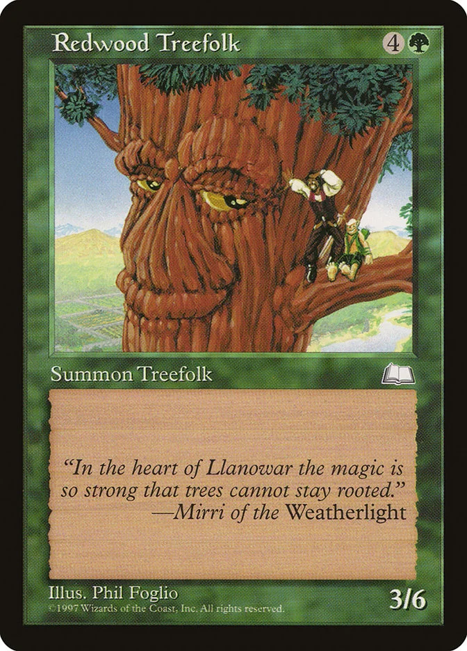 Redwood Treefolk (Weatherlight) - Magic: The Gathering in TCG Land