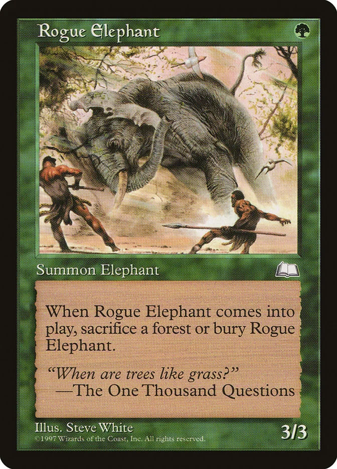 Rogue Elephant (Weatherlight) - Magic: The Gathering in TCG Land