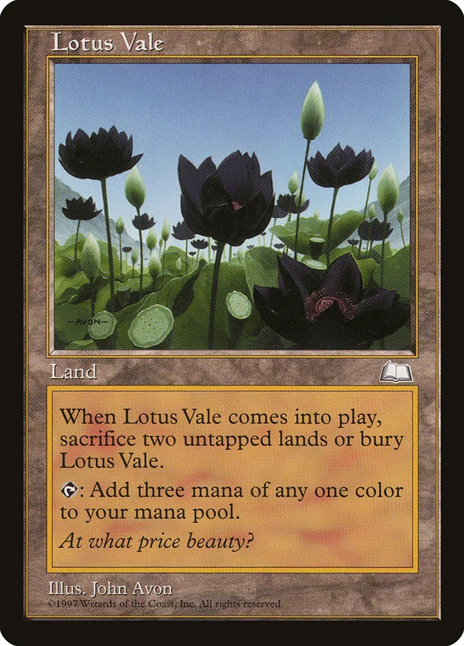 Lotus Vale (Weatherlight) - Magic: The Gathering in TCG Land