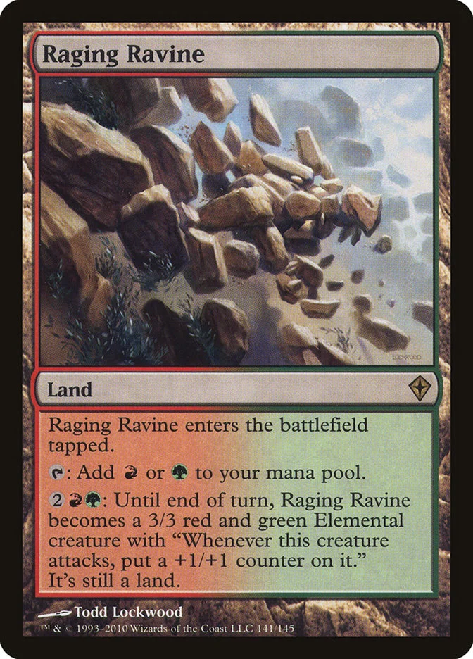 Raging Ravine (Worldwake) - Magic: The Gathering in TCG Land