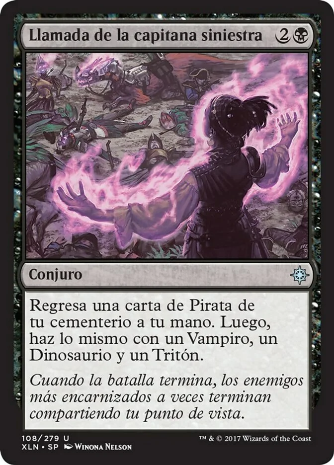 Llamada de la capitana siniestra (Ixalan) - Magic: The Gathering in TCG Land México