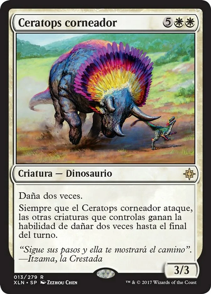 Ceratops corneador (Ixalan) - Magic: The Gathering in TCG Land