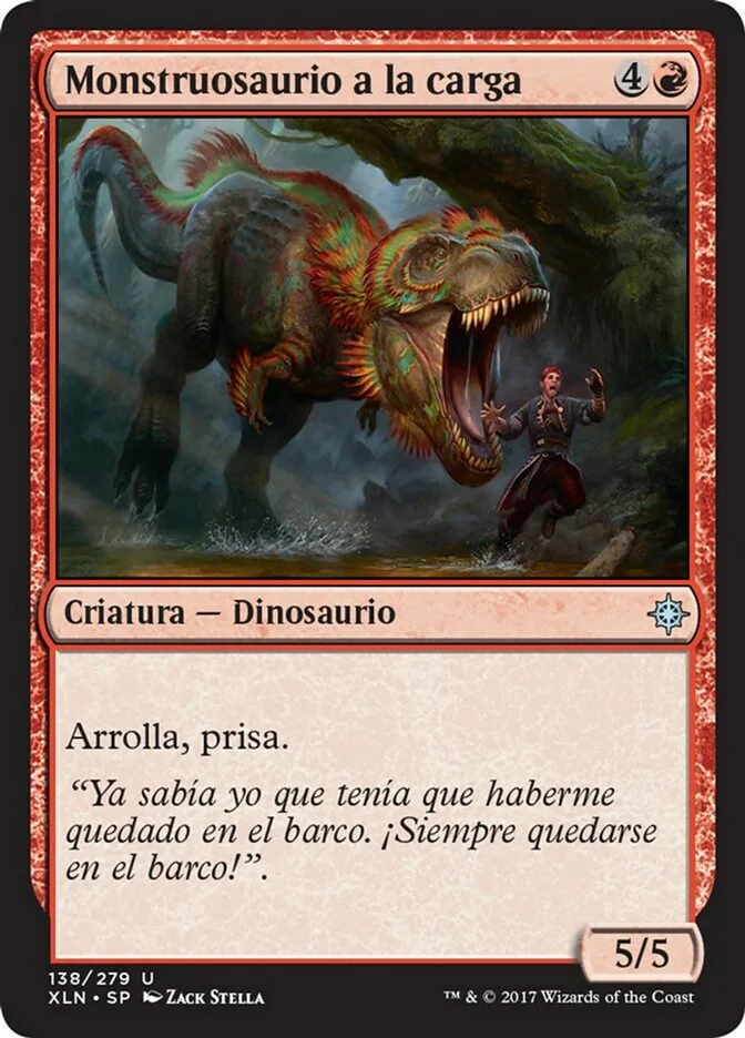 Monstruosaurio a la carga (Ixalan) - Magic: The Gathering in TCG Land