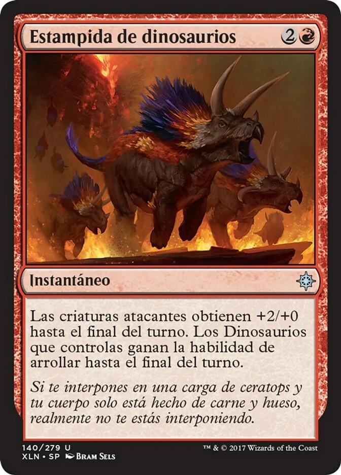 Estampida de dinosaurios (Ixalan) - Magic: The Gathering in TCG Land
