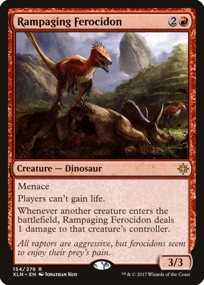Rampaging Ferocidon (Ixalan) - Magic: The Gathering in TCG Land