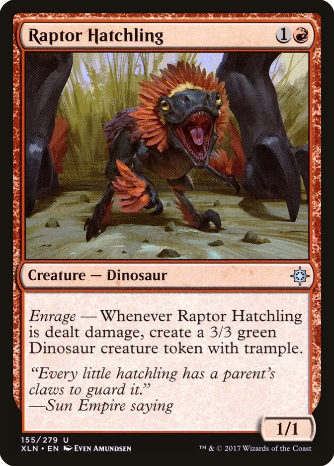 Raptor Hatchling (Ixalan) - Magic: The Gathering in TCG Land