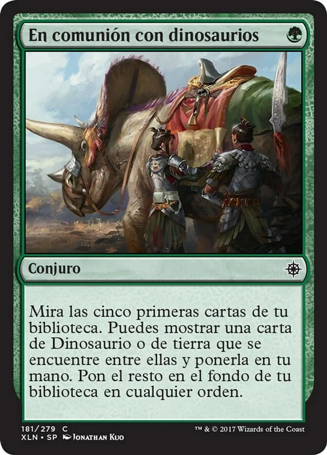 En comunión con dinosaurios (Ixalan) - Magic: The Gathering in TCG Land