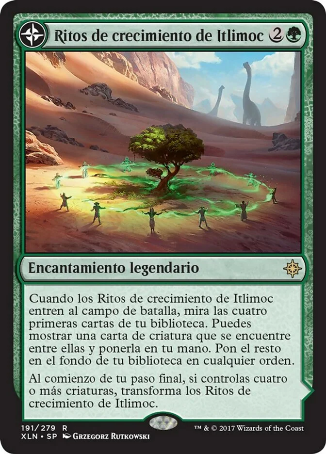 Ritos de crecimiento de Itlimoc (Ixalan) - Magic: The Gathering in TCG Land