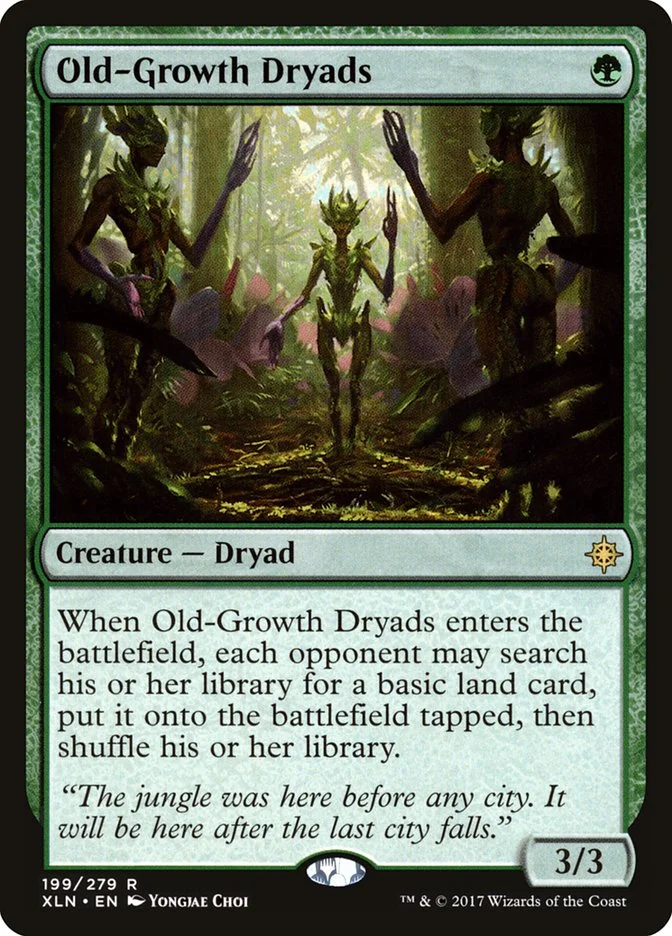 Old-Growth Dryads (Ixalan) - Magic: The Gathering in TCG Land