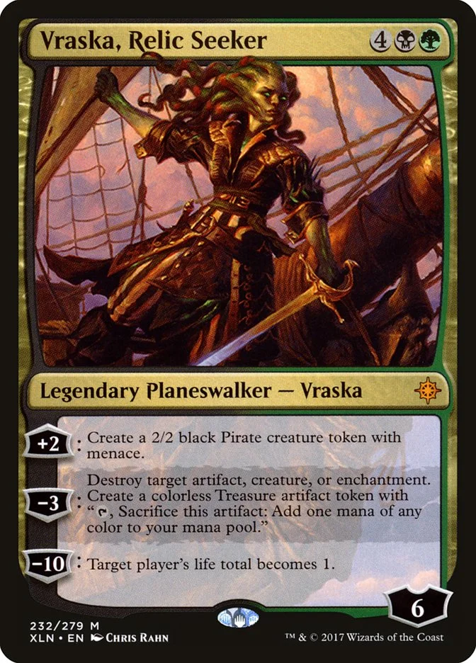 Vraska, Relic Seeker (Ixalan) - Magic: The Gathering in TCG Land