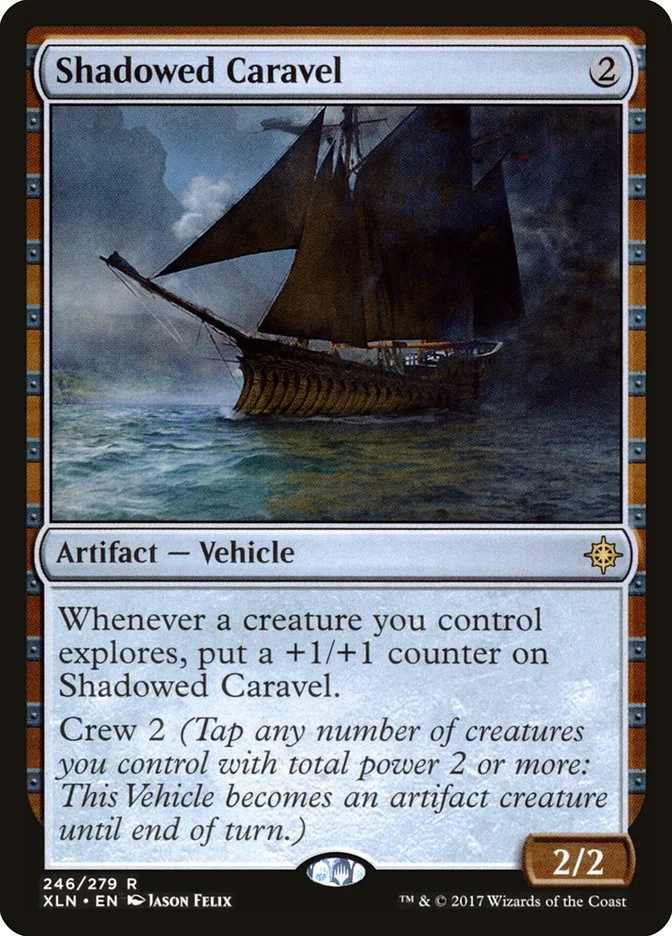Shadowed Caravel (Ixalan) - Magic: The Gathering in TCG Land
