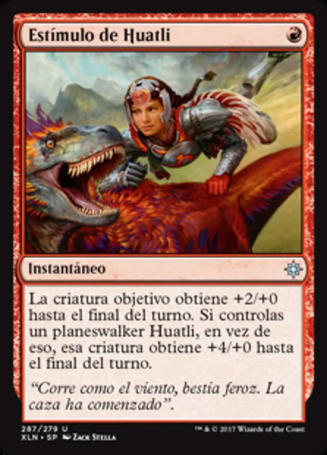 Estímulo de Huatli (Ixalan) - Magic: The Gathering in TCG Land