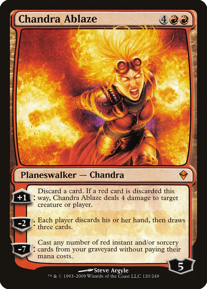Chandra Ablaze (Zendikar) - Magic: The Gathering in TCG Land México