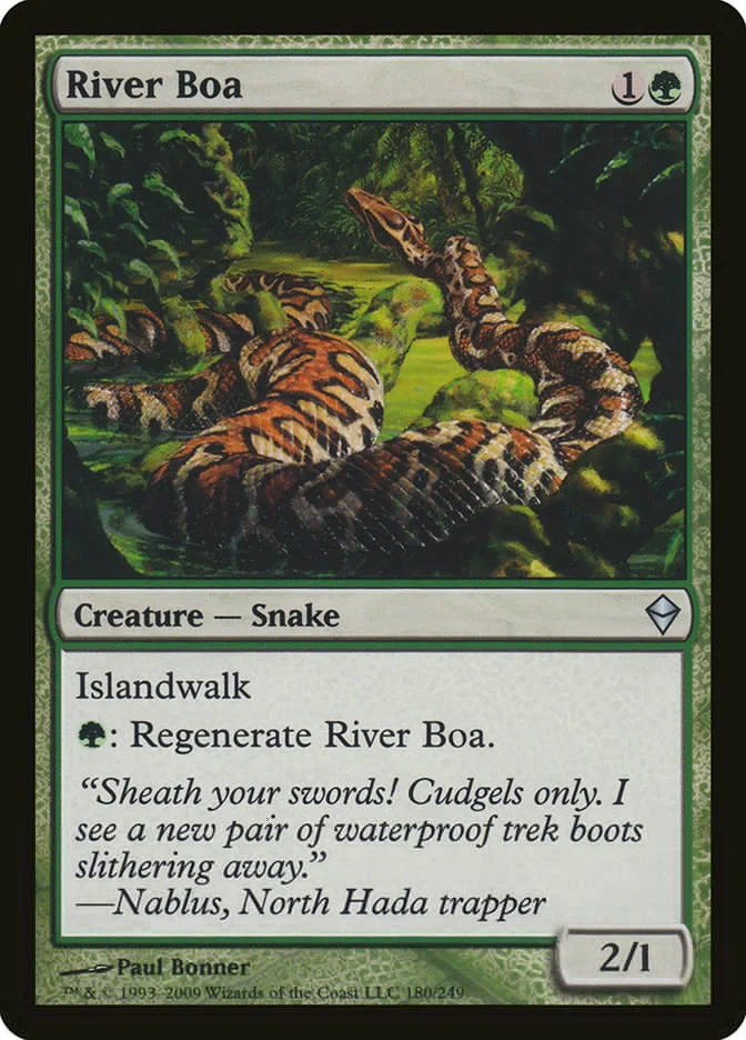 River Boa (Zendikar) - Magic: The Gathering in TCG Land