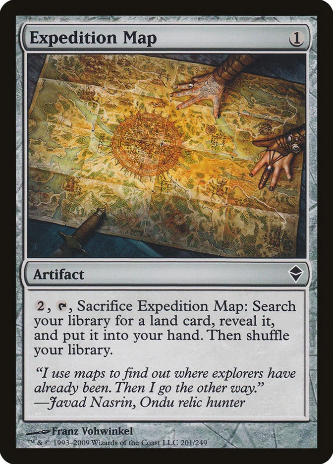 Expedition Map (Zendikar) - Magic: The Gathering in TCG Land