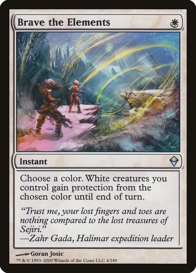 Brave the Elements (Zendikar) - Magic: The Gathering in TCG Land