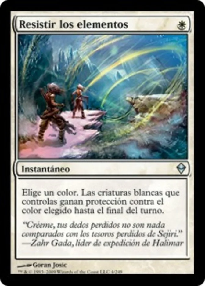 Resistir los elementos (Zendikar) - Magic: The Gathering in TCG Land México