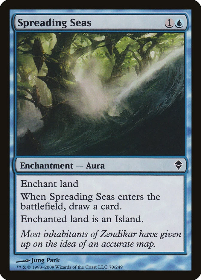 Spreading Seas (Zendikar) - Magic: The Gathering in TCG Land
