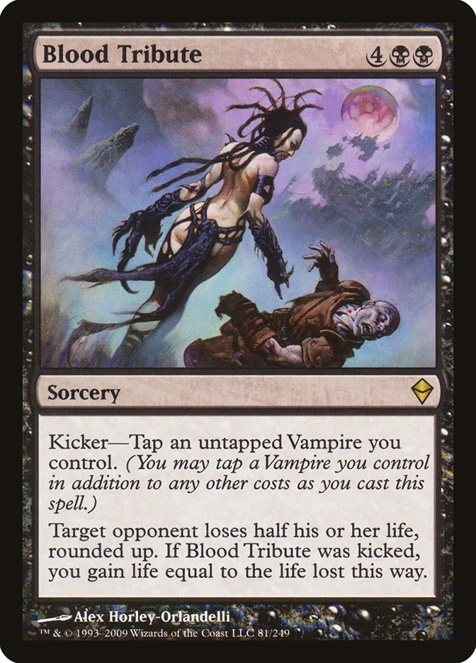 Blood Tribute (Zendikar) - Magic: The Gathering in TCG Land