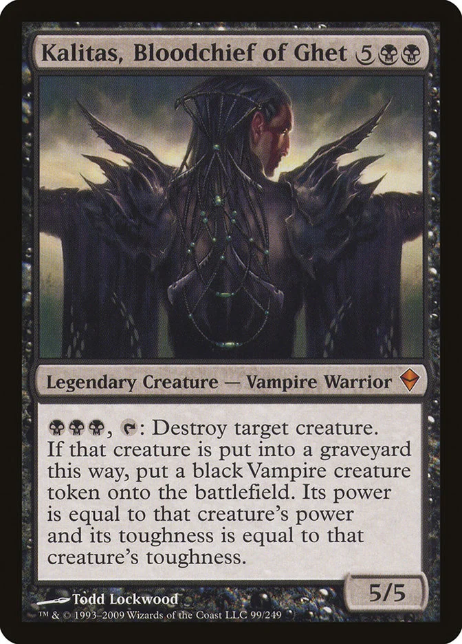 Kalitas, Bloodchief of Ghet (Zendikar) - Magic: The Gathering in TCG Land