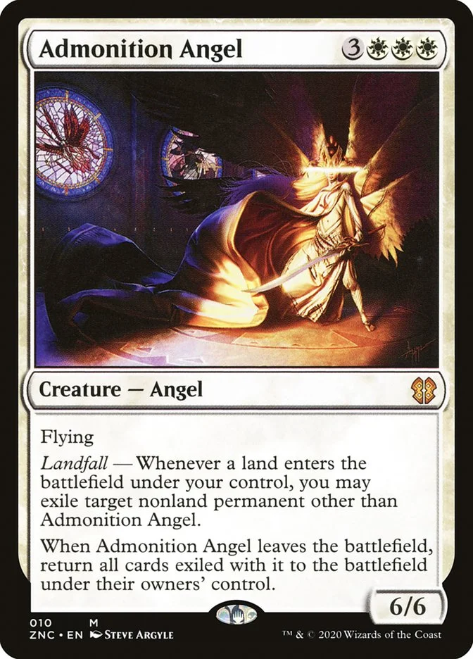 Admonition Angel (Zendikar Rising Commander) - Magic: The Gathering in TCG Land