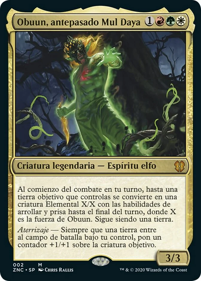 Obuun, antepasado Mul Daya (Zendikar Rising Commander) - Magic: The Gathering in TCG Land México
