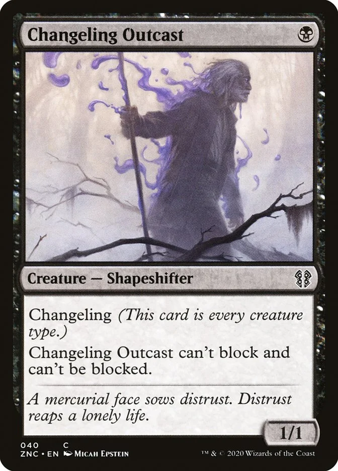 Changeling Outcast (Zendikar Rising Commander) - Magic: The Gathering in TCG Land