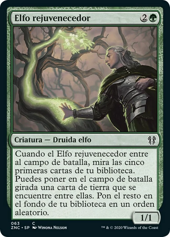 Elfo rejuvenecedor (Zendikar Rising Commander) - Magic: The Gathering in TCG Land