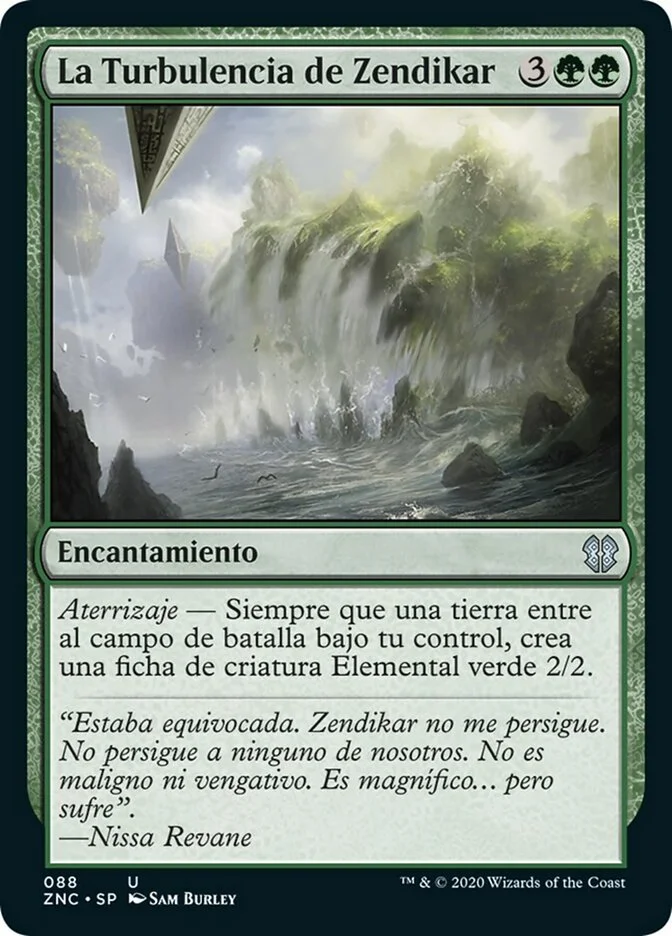 La Turbulencia de Zendikar (Zendikar Rising Commander) - Magic: The Gathering in TCG Land
