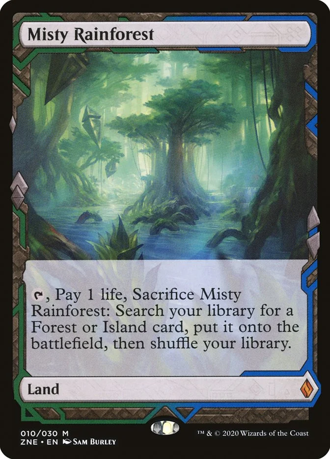 Misty Rainforest (Zendikar Rising Expeditions) - Magic: The Gathering in TCG Land