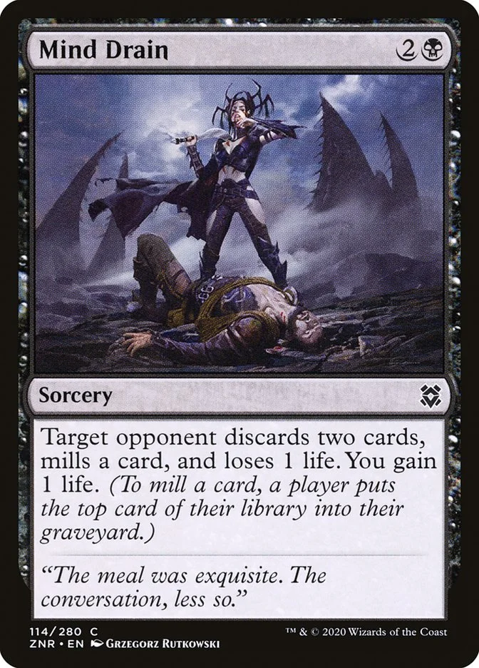 Mind Drain (Zendikar Rising) - Magic: The Gathering in TCG Land México