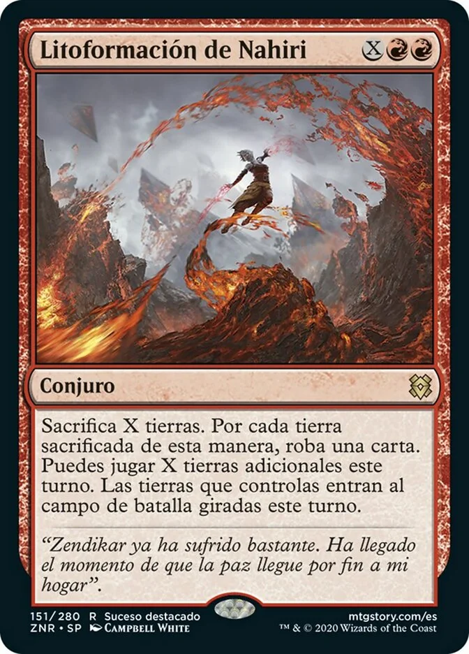 Litoformación de Nahiri (Zendikar Rising) - Magic: The Gathering in TCG Land