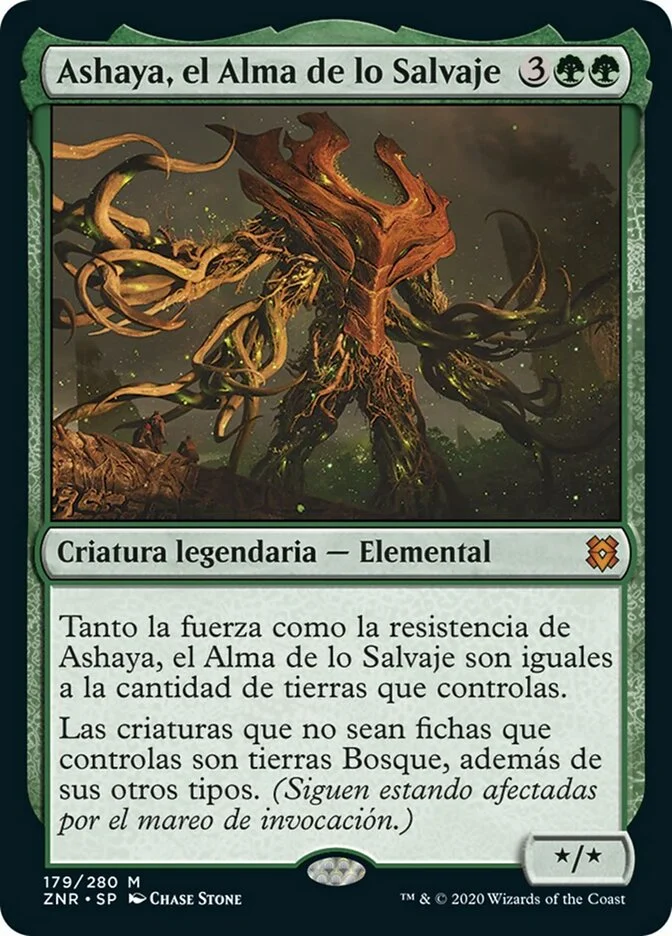 Ashaya, el Alma de lo Salvaje (Zendikar Rising) - Magic: The Gathering in TCG Land México