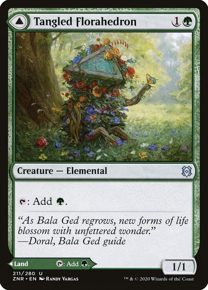 Tangled Florahedron (Zendikar Rising) - Magic: The Gathering in TCG Land
