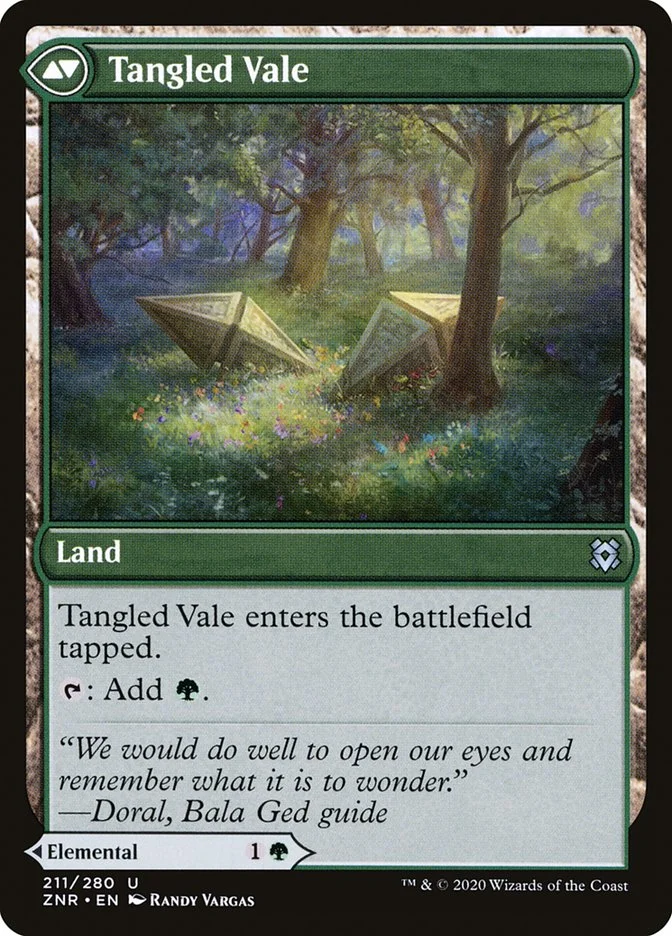 Tangled Vale (Zendikar Rising) - Magic: The Gathering in TCG Land