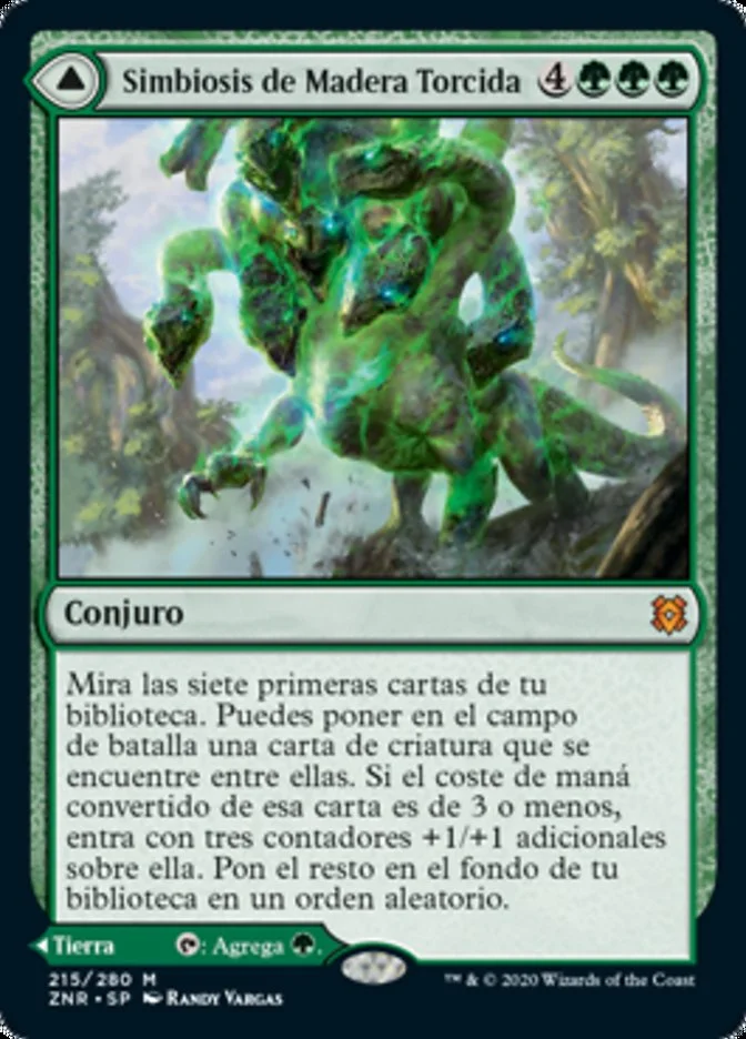 Simbiosis de Madera Torcida (Zendikar Rising) - Magic: The Gathering in TCG Land