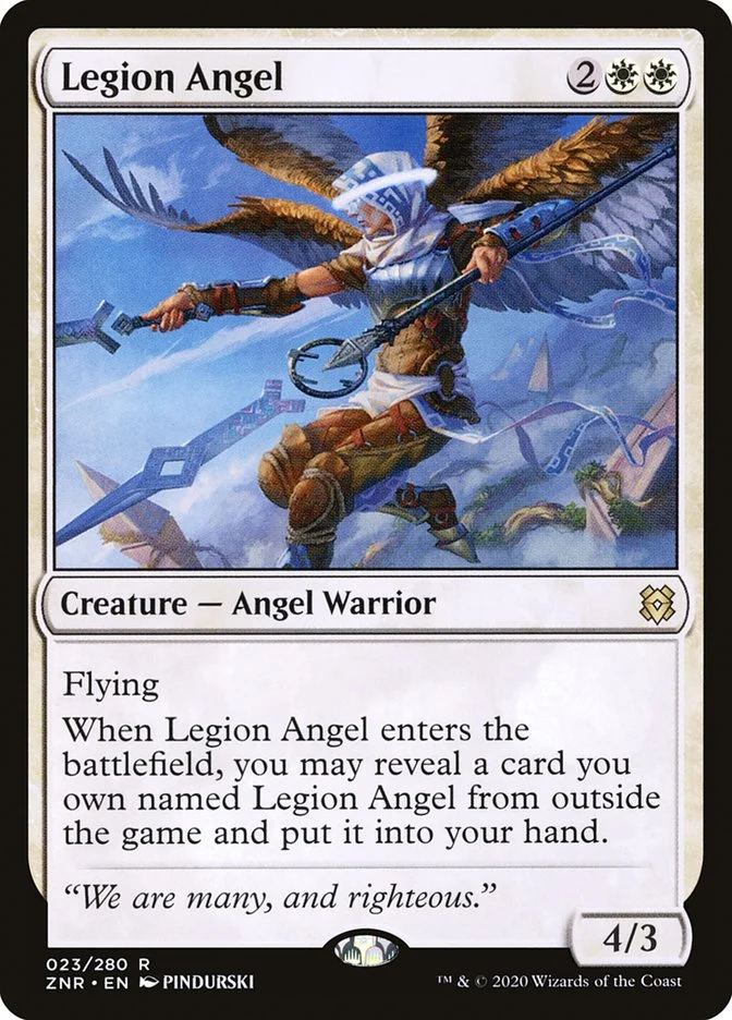 Legion Angel (Zendikar Rising) - Magic: The Gathering in TCG Land